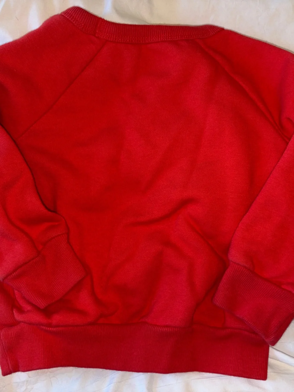GAP Red Crewneck Sweatshirt with White-Outlined G Patch